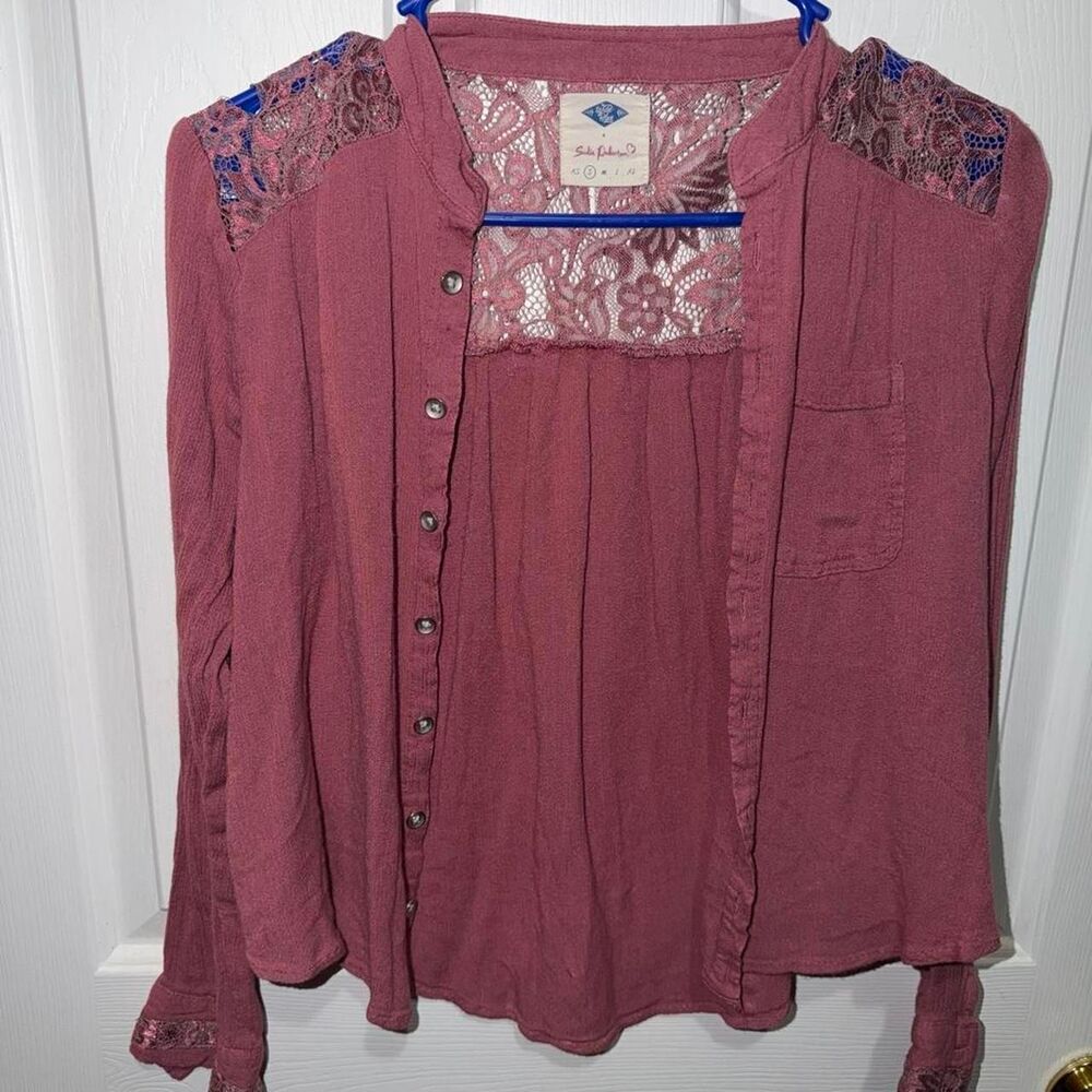 Unbranded Women's Pink and Red Blouse